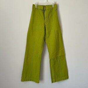 BBP western pants in gross green